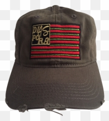 Distressed Trucker Hat Baseball Cap - Baseball Cap Emoji,Pan African Flag Emoji