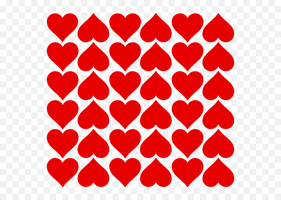 Vector Clip Art Of Hearts - Heart Tiles Clipart Emoji,Small Hearts Emoji