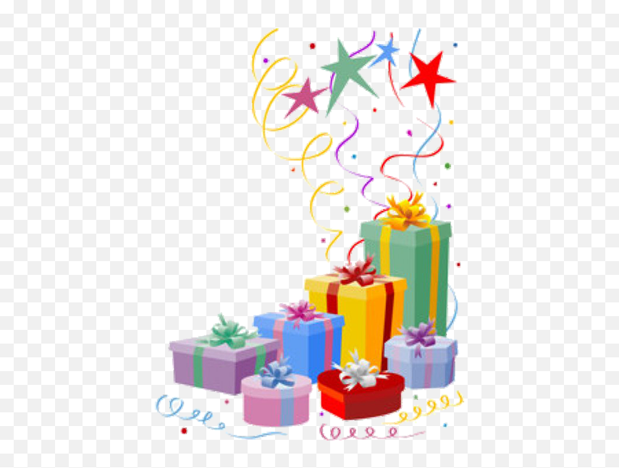 Party Themes Decorations Supplies - Birthday Gifts Clipart Png Emoji,Emoji Birthday Presents