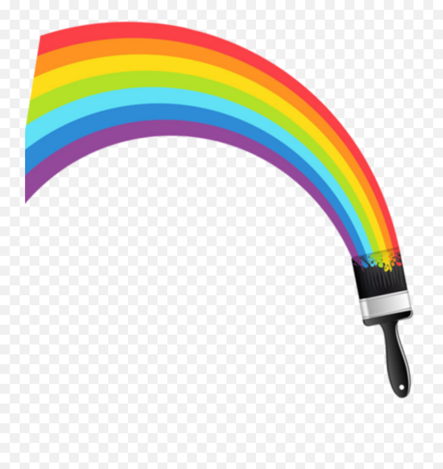Ftestickers Painting Paintbrush Colorful Rainbowcolors - Rainbow Emoji,Paintbrush Emoji