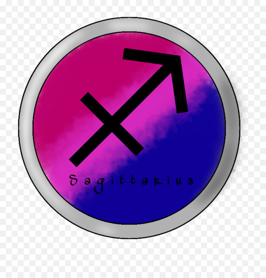 Sagittarius Bisexual Zodiac - Cross Emoji,Emoji For Sagittarius
