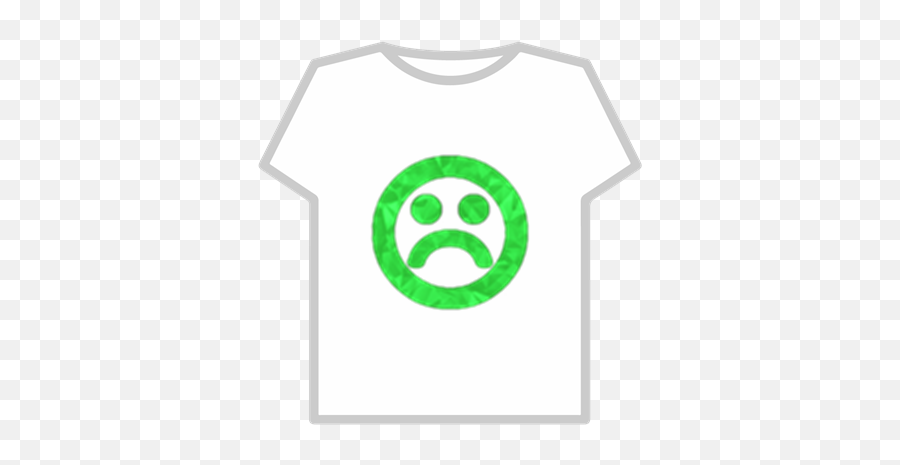 Green Sparkle Time Sad Face - Roblox Roblox Glitch T Shirt Emoji,Sparkle Emoticon