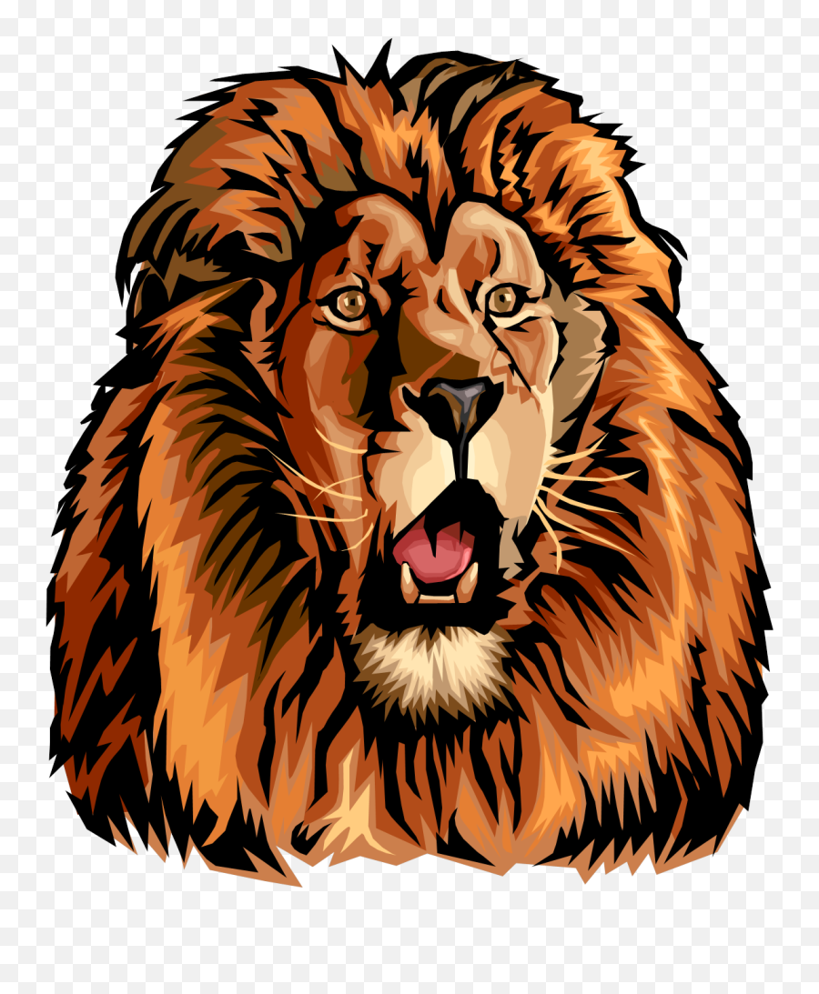 Lion Face Png Download Free Clip Art - Shrewsbury Town Emoji,Lion Face Emoji