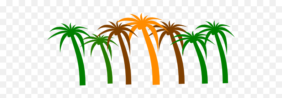 Download Palm Tree At Clker Vector Transparent Image Clipart - Clip Art Palm Trees Emoji,Palm Tree Emoticons