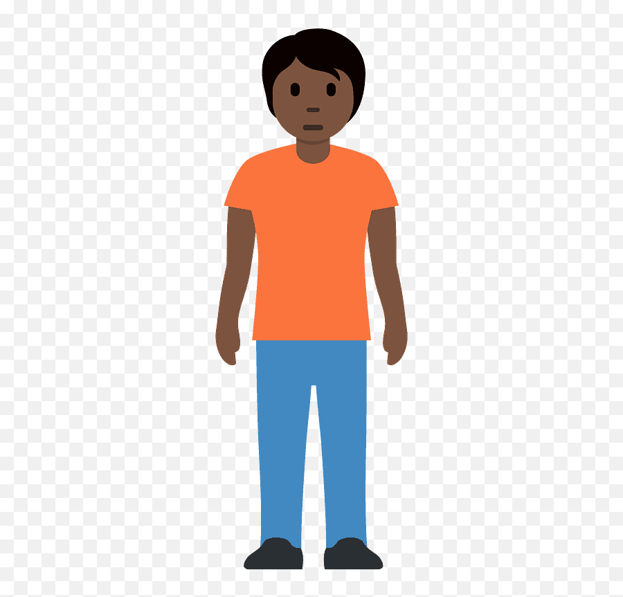 Person Standing Emoji Clipart - Person Standing Emoji Discord,Person Emoji
