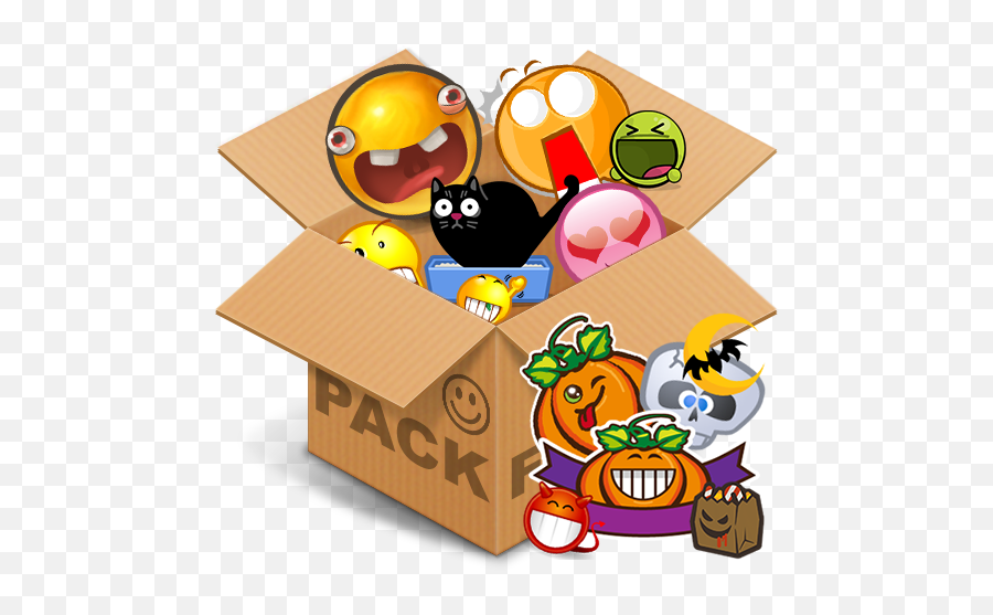 Emoticon Pack Panda - Cartoon Emoji,Halloween Emoticons