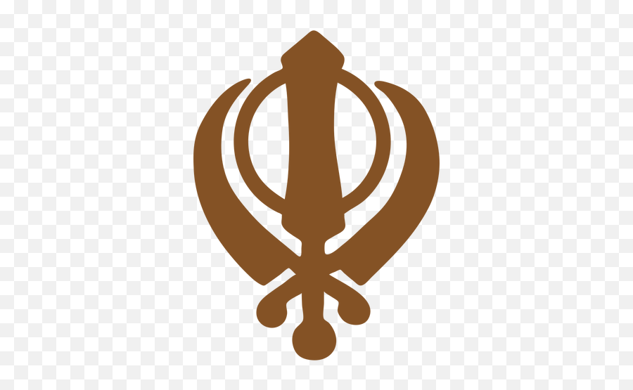 Indian Symbols Khanda - Transparent Png U0026 Svg Vector File Sikh Symbol Emoji,Aries Symbol Emoji