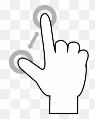 Pinch Screen Display - Sign Emoji