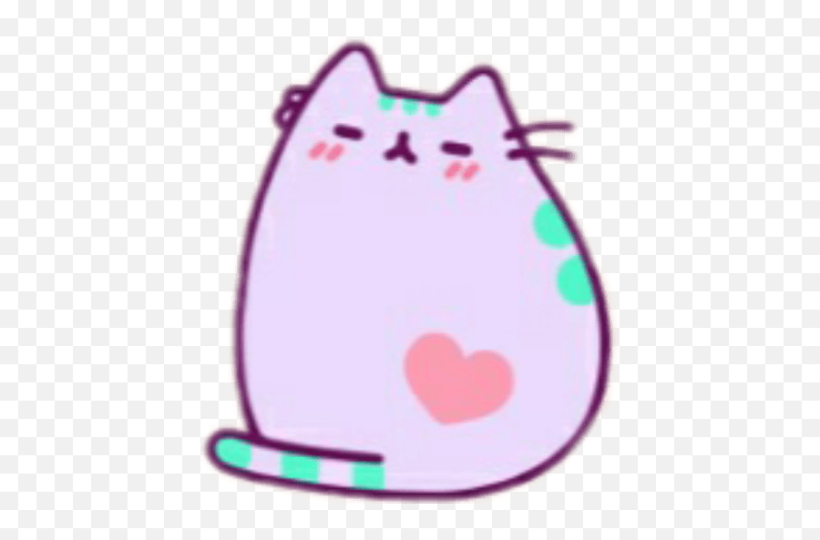 Pusheen 3 Stickers For Whatsapp - Cute Kawaii Shooting Star Emoji,Pusheen The Cat Emoji