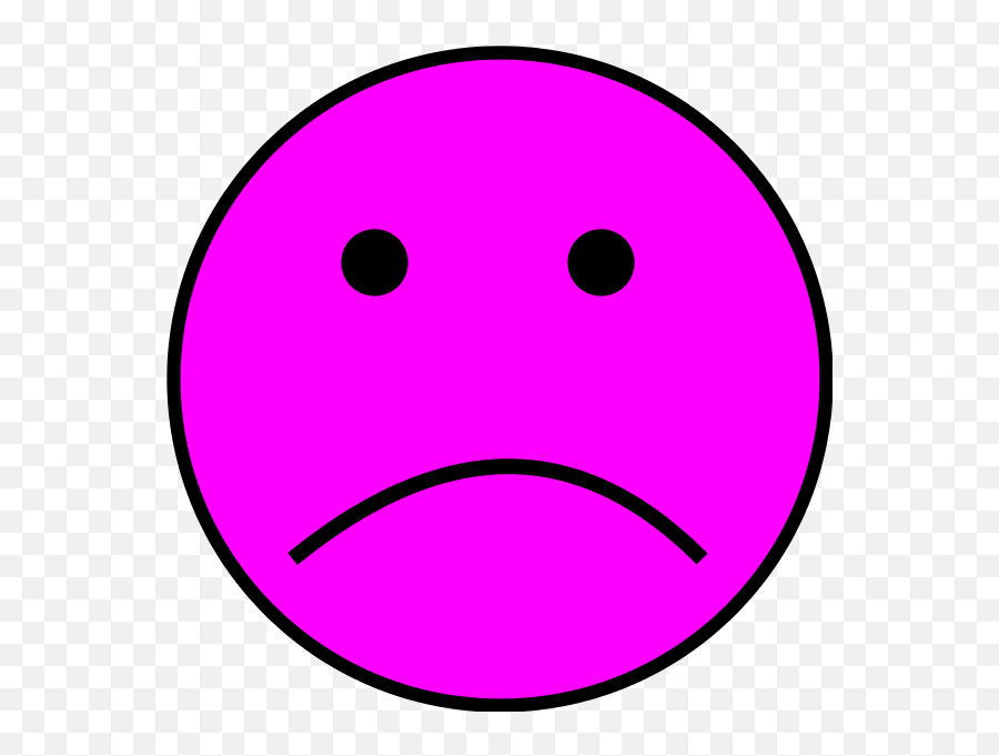 Frowny Face Clip Art - Purple Sad Face Emoji,Frown Face Emoji