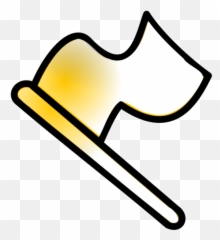Gold Flag Png Svg Clip Art For Web - Language Emoji