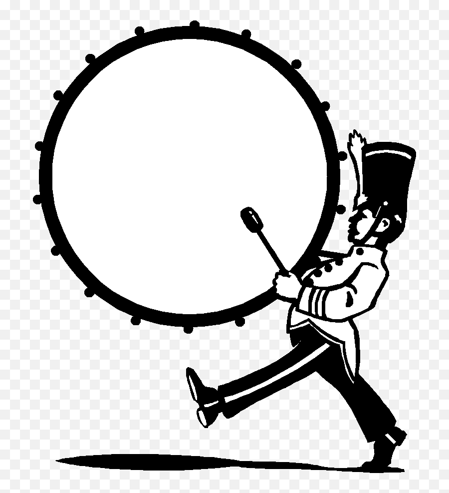Bass Drum Clip Art - Clip Art Library Marching Band Bass Drum Clip Art Emoji,Drummer Emoji