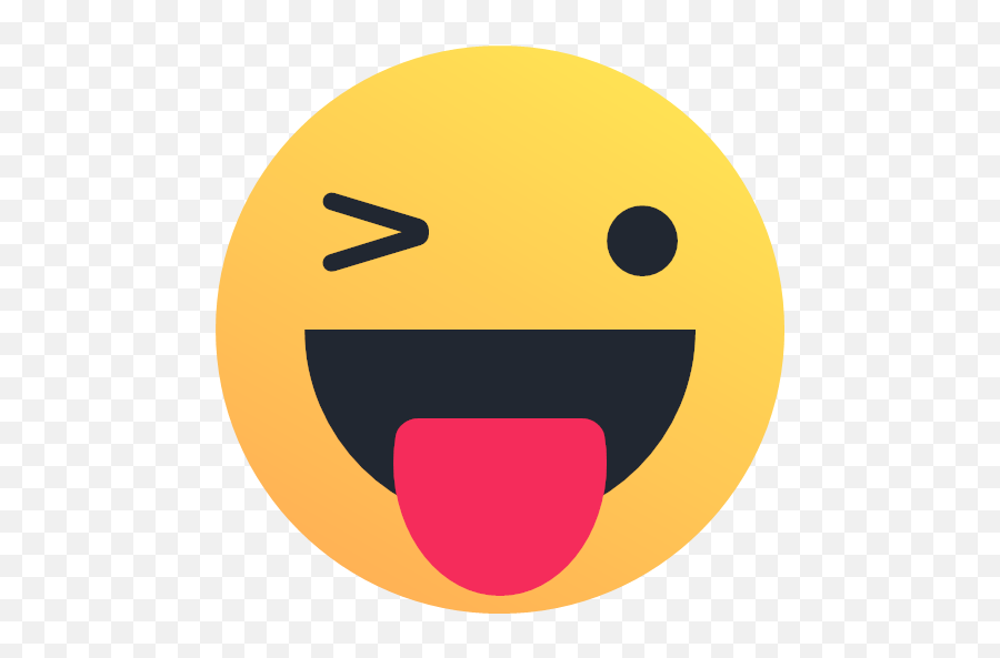 Happy Reaction Smiley Tongue Wink Icon Emoji,Emoji Wink