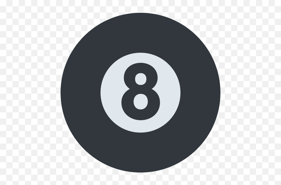 Pool 8 Ball Emoji - 8 Ball Clipart Black And White,Emoji Magic 8 Ball