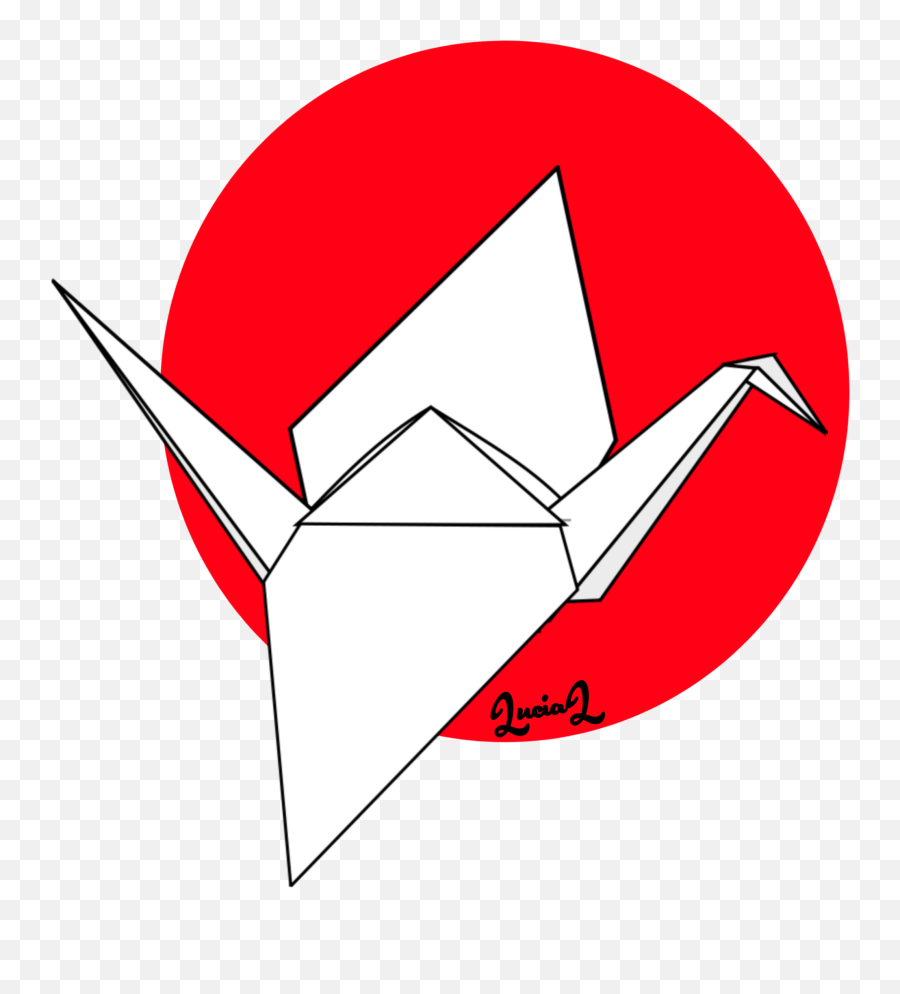 Cranes Origami Crane - Origami Emoji,Crane Emoji