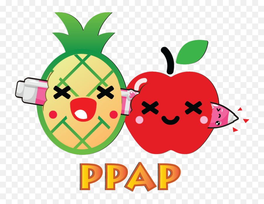 Kawaii Fruits And Pens - Kawaii Fruits Emoji,Ariel Emoji App