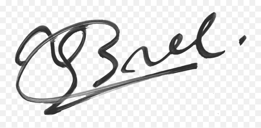 Jacques Brels Signature - Jacques Brel Signature Emoji,Clapping Emoji Gif