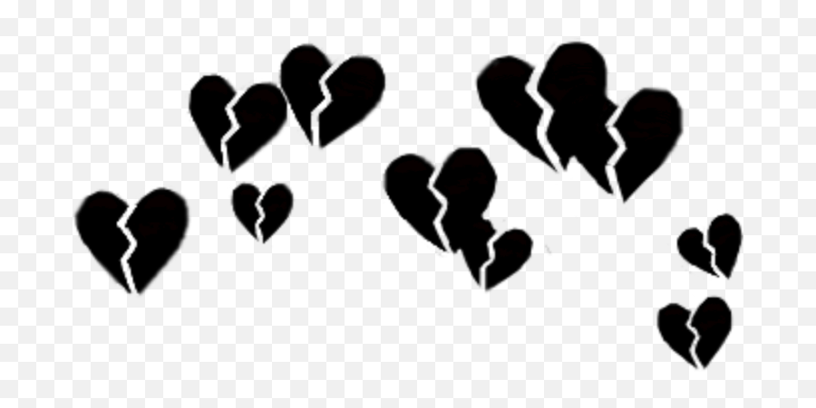 Broken Heart Emoji Transparent Transparent Cartoon - Broken Heart Crown Transparent,Heartbroken Emoji