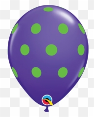 Polka Dots Balloons - Transparent Maroon Balloons Emoji,Deflated Emoji
