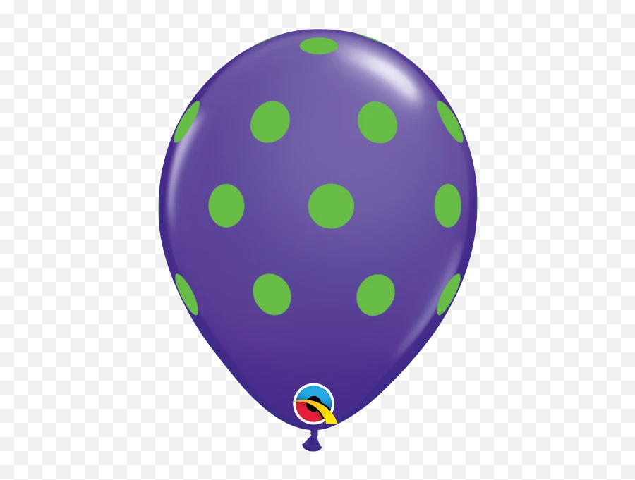 Polka Dots Balloons - Transparent Maroon Balloons Emoji,Deflated Emoji