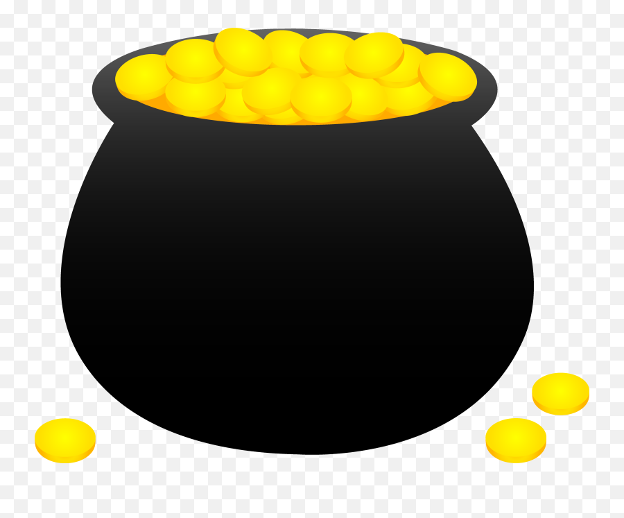 Pot Of Gold Clipart Free Images - Pot Of Gold Clipart Emoji,Pot Emoji