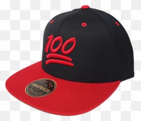 100 Emoji Snapback Black Red - Baseball Cap,100 Emoji