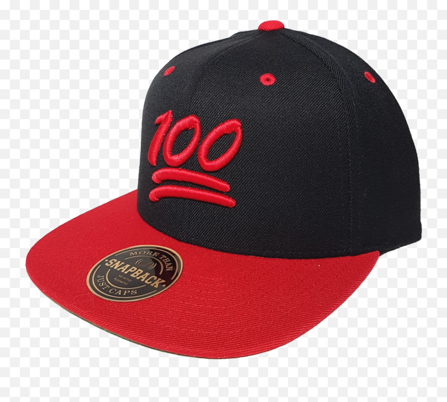 100 Emoji Snapback Black Red - Baseball Cap,100 Emoji