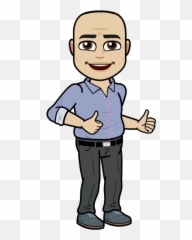 Bitmoji - Bald White Guy Bitmoji Emoji,Dabbing Emoticon