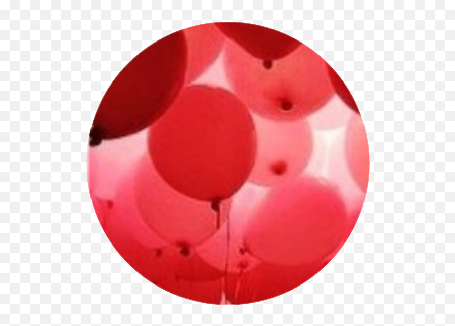Red Balloon Aesthetic Background - Circle Emoji,Red Balloon Emoji