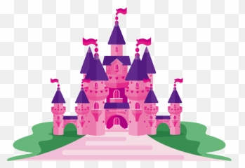 Palace Clipart Pink Castle Palace Pink - Cartoon Princess Castle Png Emoji,Palace Emoji