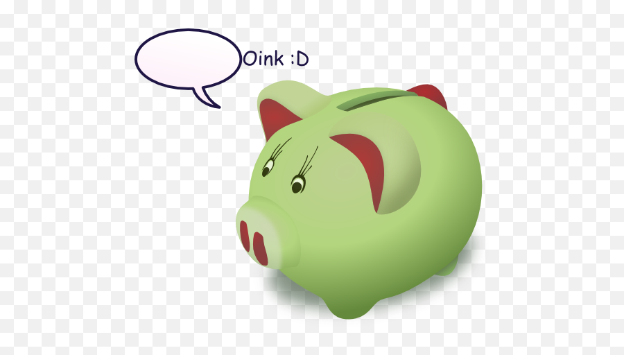 Royalty Free Public Domain Clipart - Piggy Bank Clip Art Emoji,Piggy Emoticons