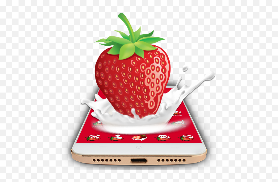 Download Garden Luscious Strawberry Theme 1 - Strawberry Emoji,Strawberry Emoji