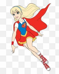 Dc Superhero Girls Supergirl Clipart - Dc Super Hero Girls Supergirl Emoji,Supergirl Emoji