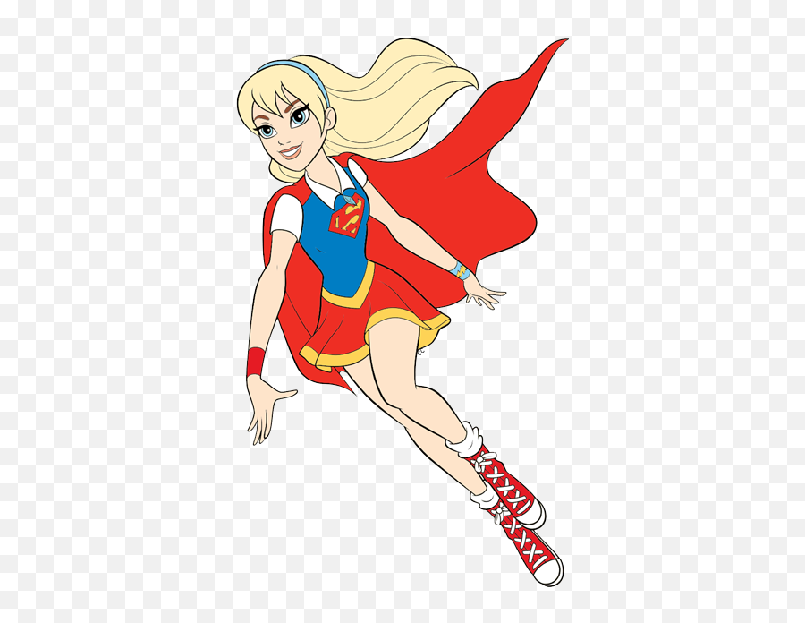 Dc Superhero Girls Supergirl Clipart - Dc Super Hero Girls Supergirl Emoji, Supergirl Emoji - free transparent emoji 