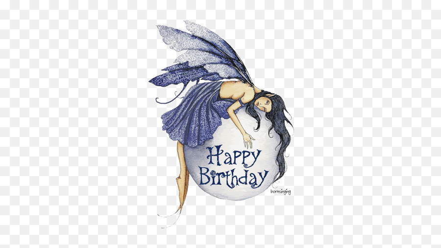 Angel Wishes For Your Happy Birthday Birthday English - Angels Wishing Happy Birthday Emoji,Happy Birthday Emoticons