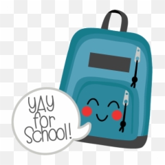 Cute Backpack Clipart - Cute Backpack Clipart Emoji,Emoji Bookbags