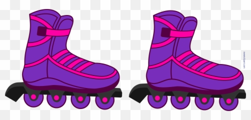 Rollerblades Purple Clip Art - Clip Art Roller Blades Emoji,Roller Skate Emoji