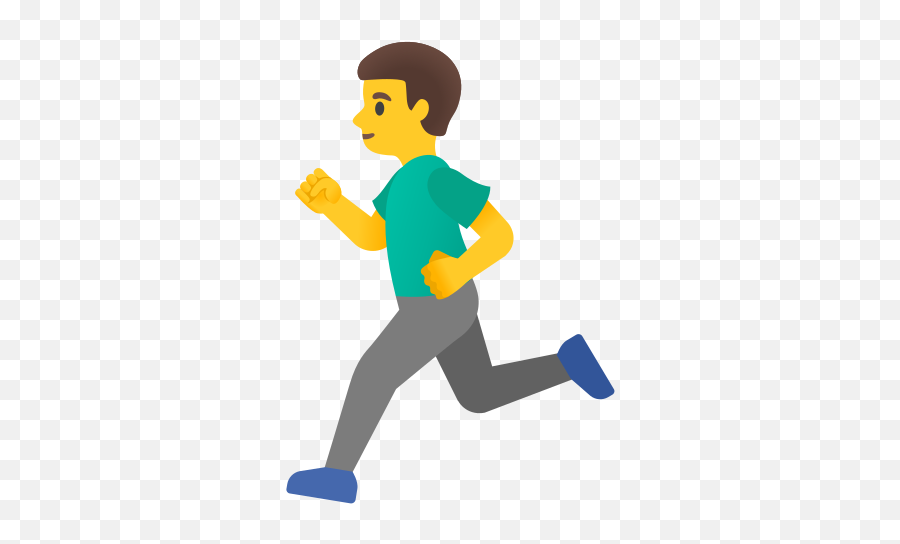 U200d Man Running Emoji - Imagen De Una Persona Corriendo Animada,Ud83c Emoji