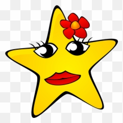 Free Red Flower Flower Vectors - Cartoon Star Emoji,Cherry Blossom Emoji