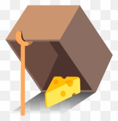 Mouse Trap Emoji - Cheese Trap Emoji,Mouse Emoji