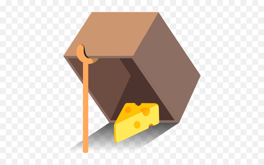 Mouse Trap Emoji - Cheese Trap Emoji,Mouse Emoji