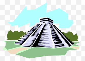 Chichen Itza Mayan Pyramid Chichen Itza - Mexican Pyramids Png Emoji,Pyramid Emoji