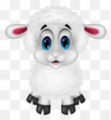 Sheep Cartoon Cute Sheep - Animated Sheep Emoji,Ewe Emoji