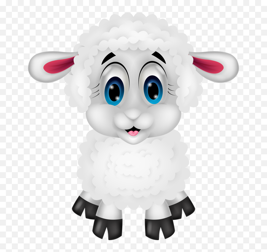 Sheep Cartoon Cute Sheep - Animated Sheep Emoji,Ewe Emoji