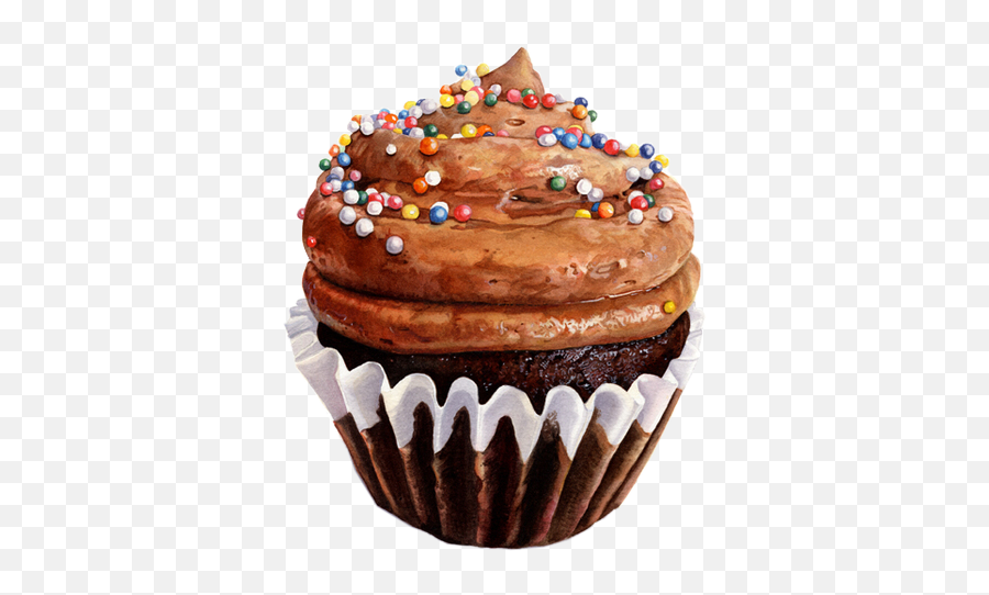 Cupcake Jummy Chocolate Sweet Summer - Joseph Gierek Fine Art Emoji,Emoji Chocolates