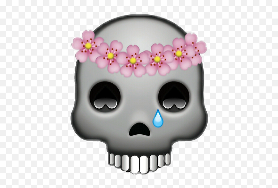 Dead Blackandwhite Emoji Snapchat - Skull Emoji Png No Background,Dead Skull Emoji