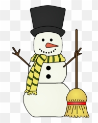 Graphics By Ruth Snowmen Download The - Snowman With Broom Clipart Emoji,Broom Emoji For Iphone