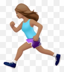 100 Emoji Transparent Png - Running Girl Emoji Png,100 Emoji