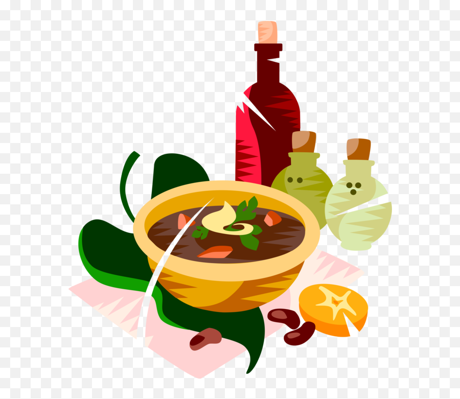 Soup Clipart Bean Soup Soup Bean Soup - Illustration Emoji,Stew Emoji