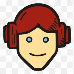 Princess Leia Icon Free Space Iconset Good Stuff No Nonsense - Leia Icon Emoji,Princess Emoji